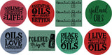 ESSENTIAL OIL STICKERS~FALL & CHRISTMAS